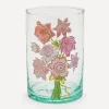 Marin Montagut Glass & Drinksware^Floral Bouquet Glass