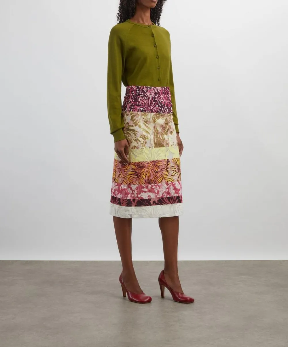 Dries Van Noten Skirts^Floral Composition Skirt