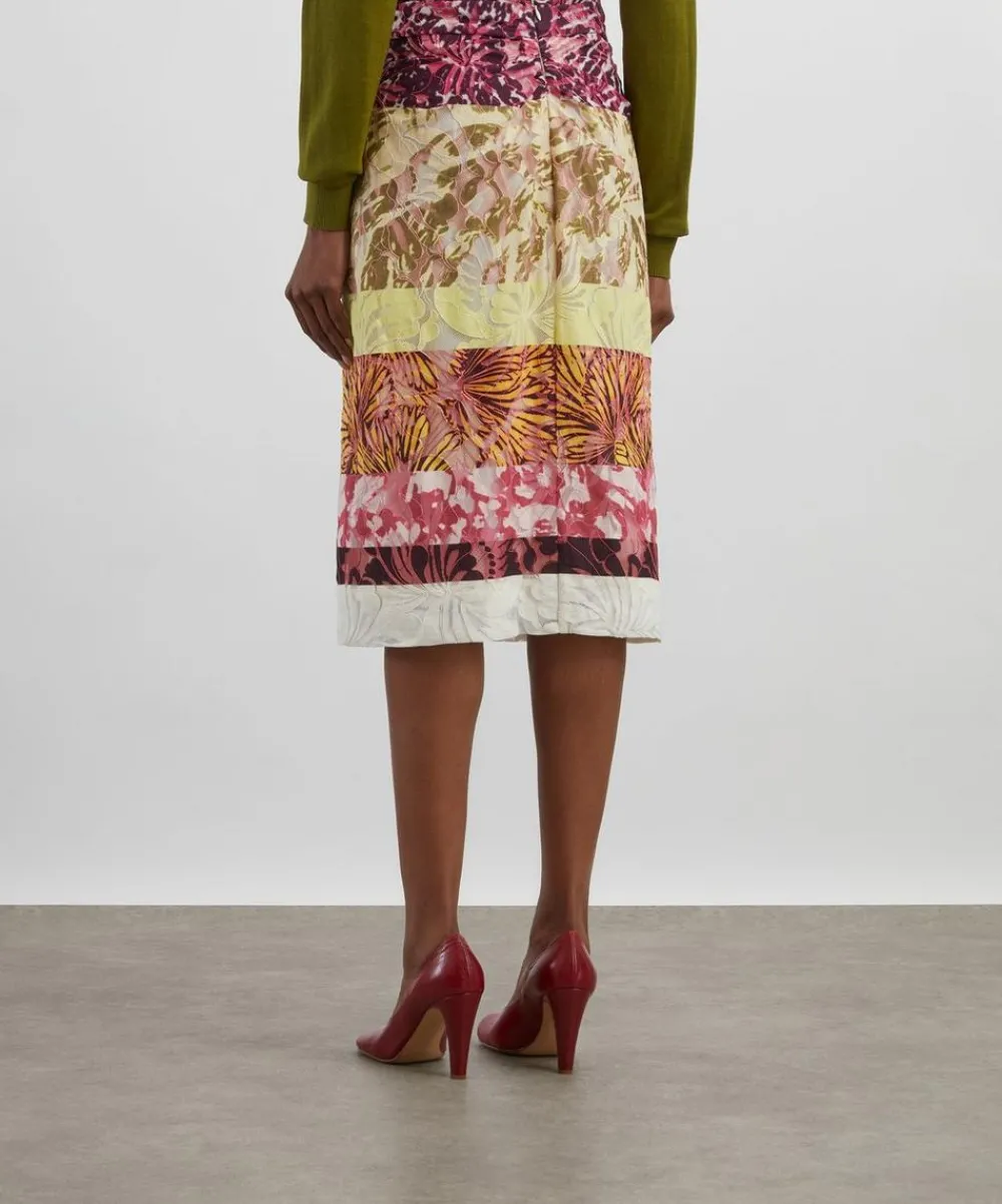 Dries Van Noten Skirts^Floral Composition Skirt