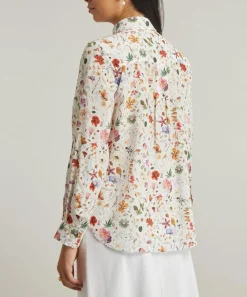 Liberty Tops^Floral Eve Relaxed Silk Shirt