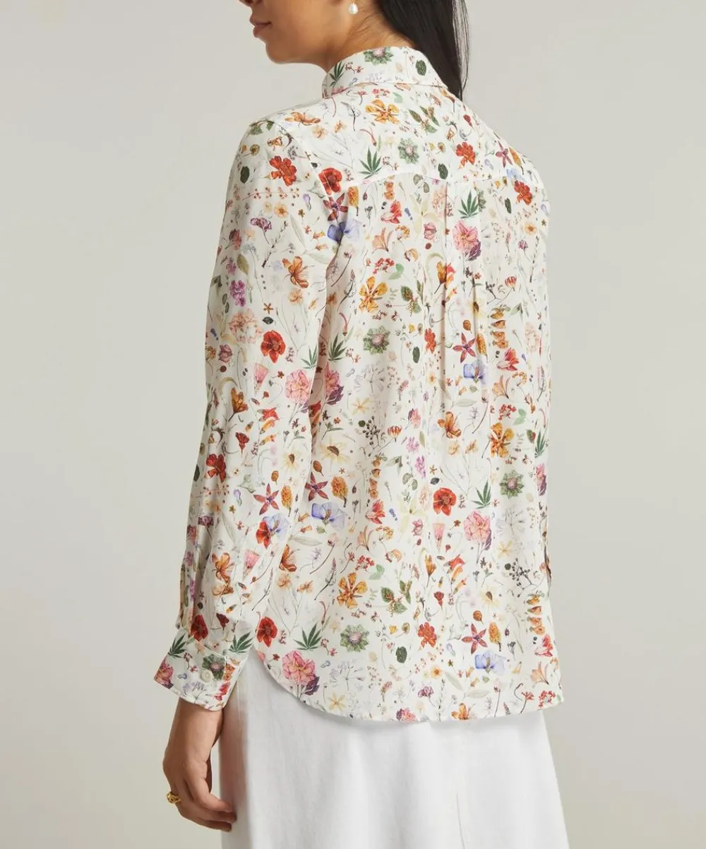 Liberty Tops^Floral Eve Relaxed Silk Shirt