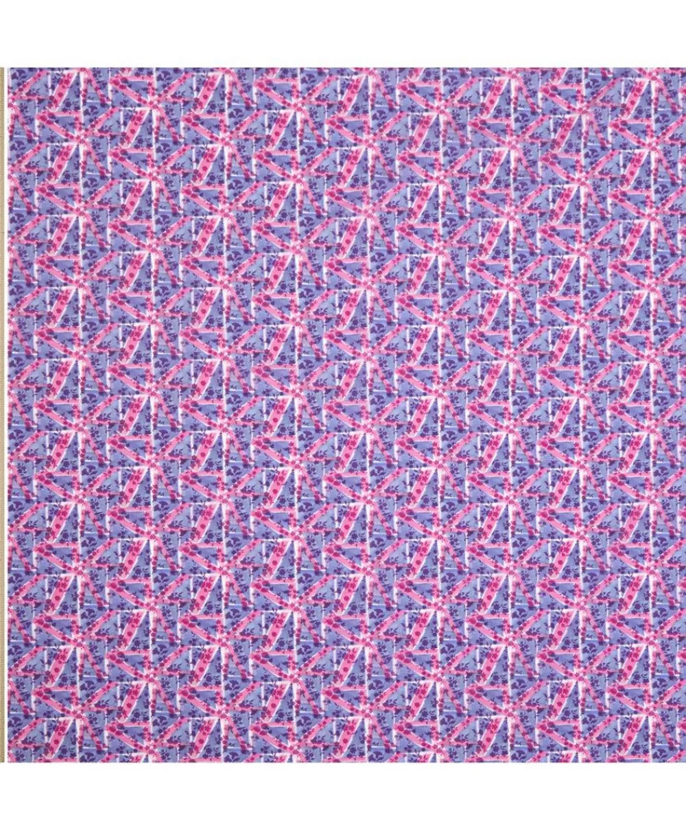Liberty Fabrics Organic Cotton|Tana Lawn™ Cotton^Floral Flag Organic Tana Lawn™ Cotton