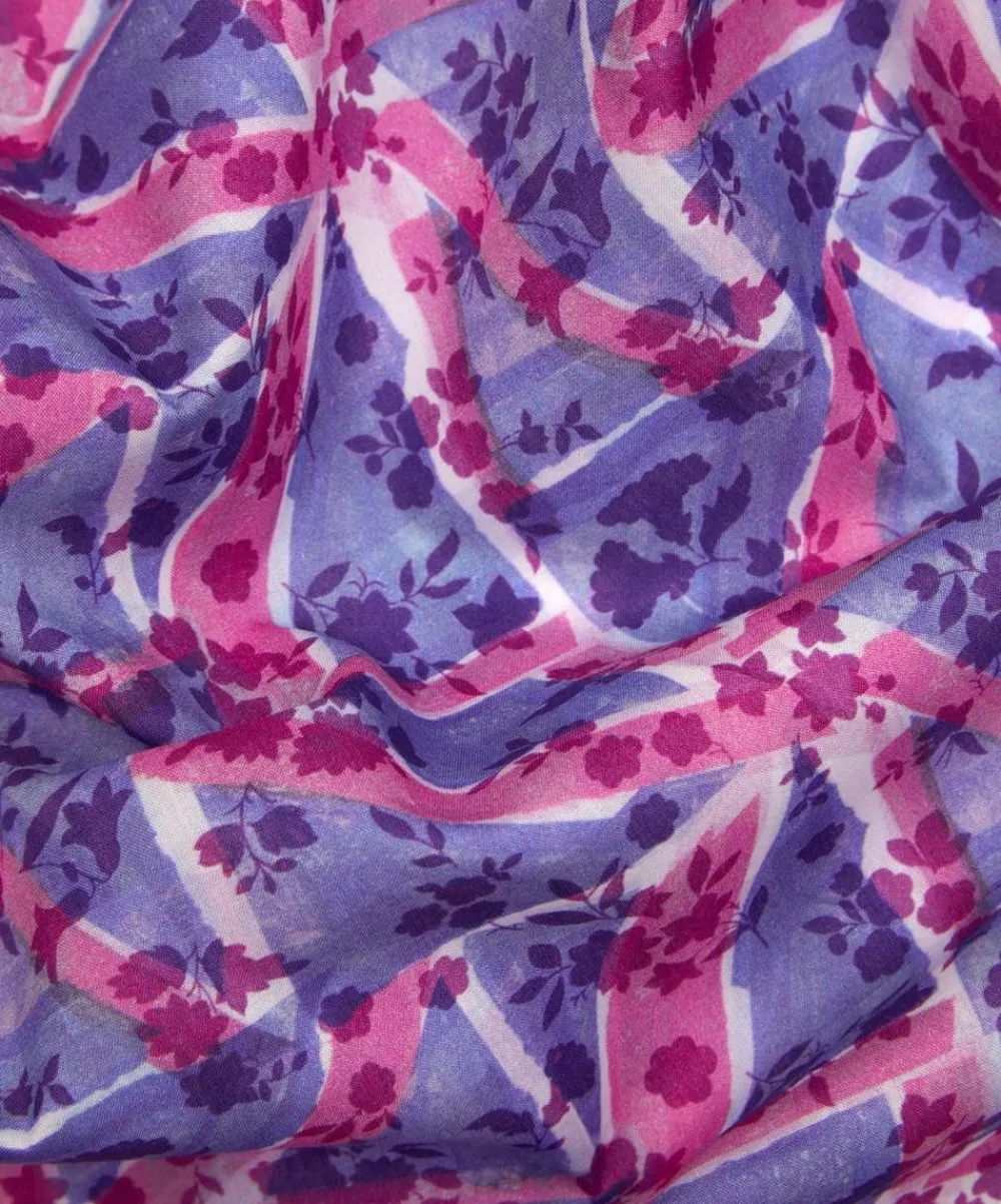 Liberty Fabrics Organic Cotton|Tana Lawn™ Cotton^Floral Flag Organic Tana Lawn™ Cotton