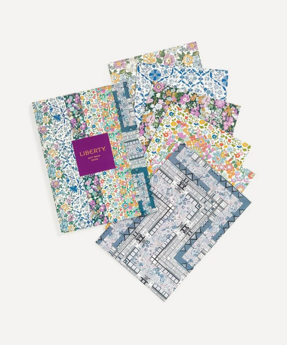 Liberty Stationery And Games^Floral Gift Wrap Book