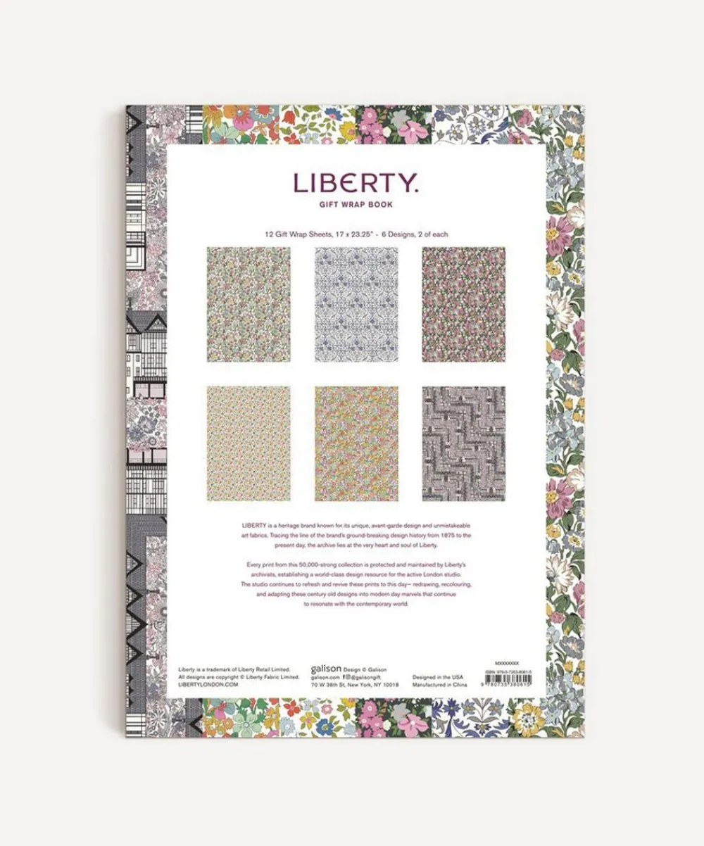 Liberty Stationery And Games^Floral Gift Wrap Book