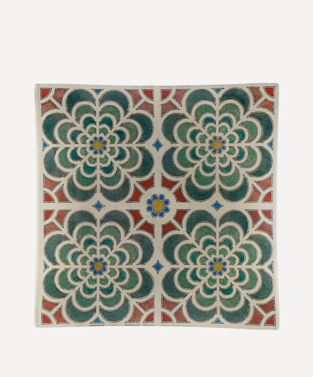 John Derian Stationery And Games^Floral Maze Vide Poche Tray
