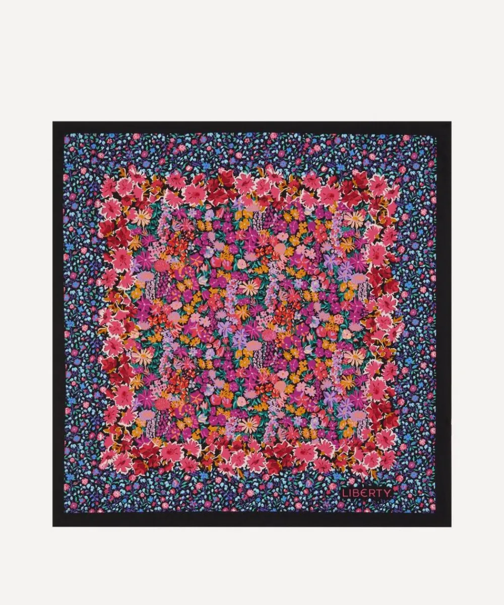 Liberty Scarves^Floral Medley 45 x 45 Silk Neckerchief