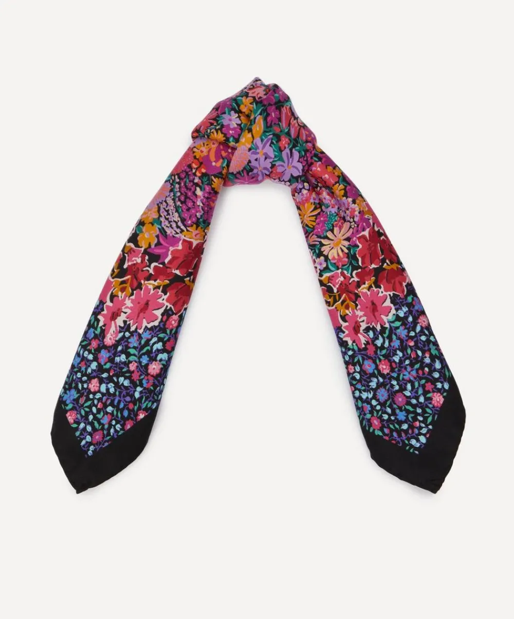Liberty Scarves^Floral Medley 45 x 45 Silk Neckerchief