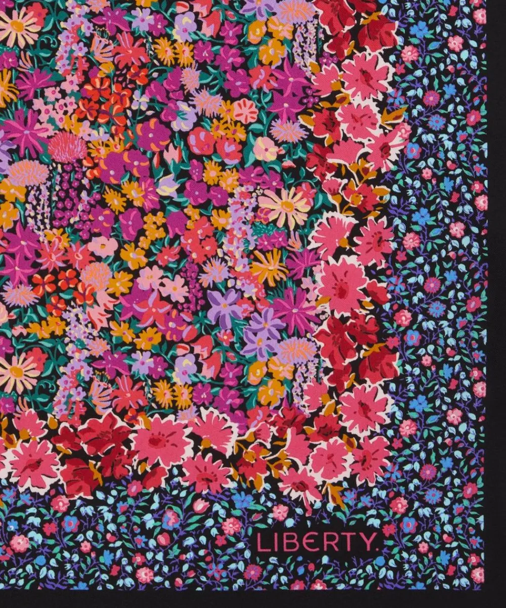 Liberty Scarves^Floral Medley 45 x 45 Silk Neckerchief