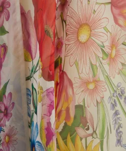 Liberty Scarves^Floral Muse 140x165 Silk Chiffon Cape