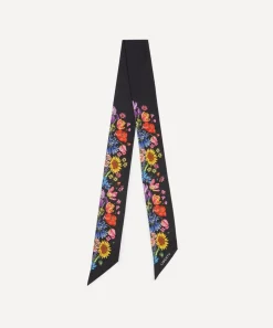 Liberty Scarves^Floral Muse 8X160 Skinny Silk Scarf