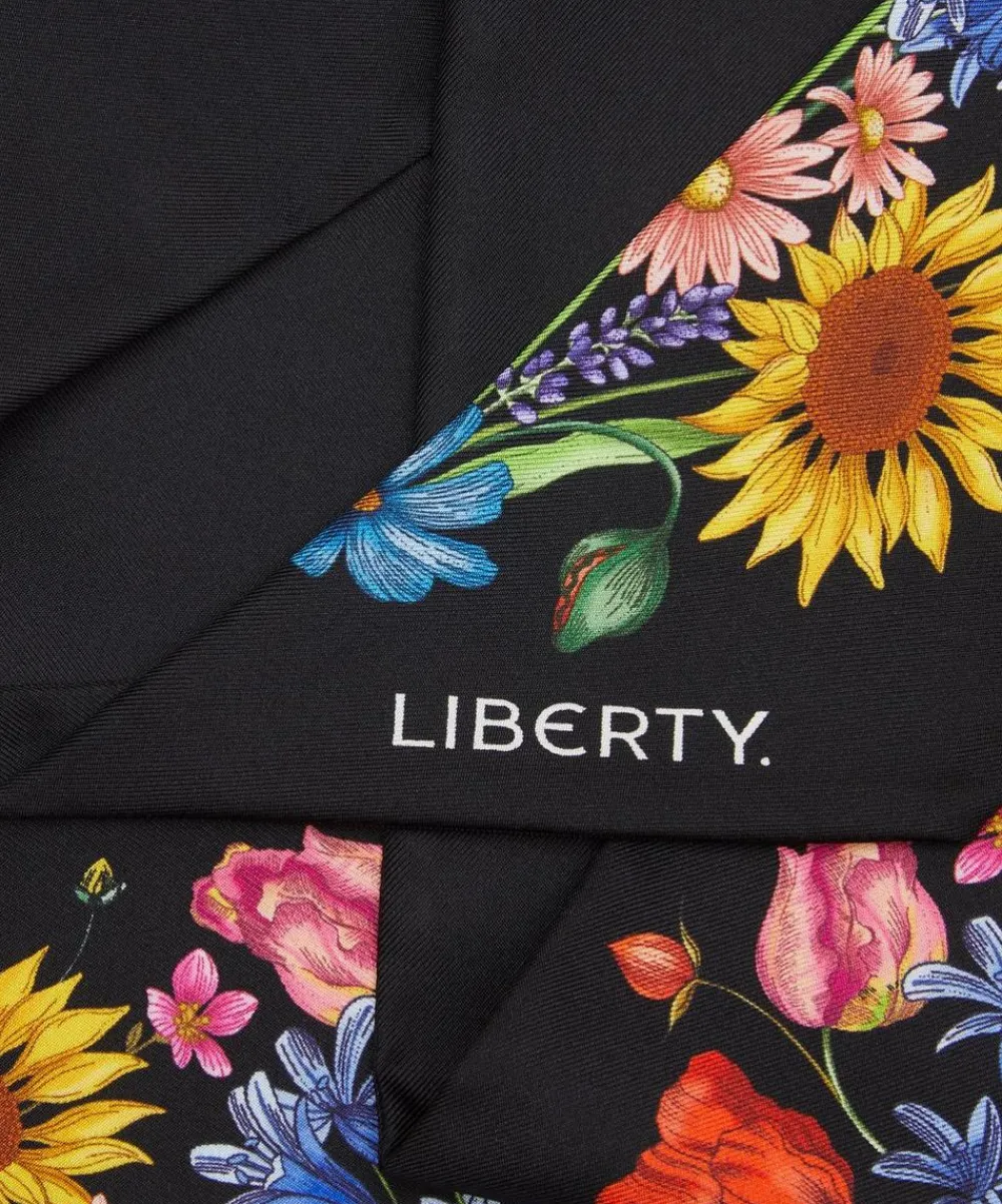 Liberty Scarves^Floral Muse 8X160 Skinny Silk Scarf