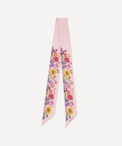 Liberty Scarves^Floral Muse 8X160 Skinny Silk Scarf