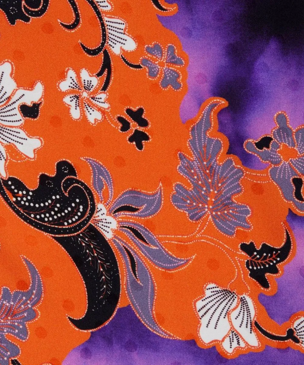 Ratti Silk Satin^Floral Paisley Dot Silk Jacquard