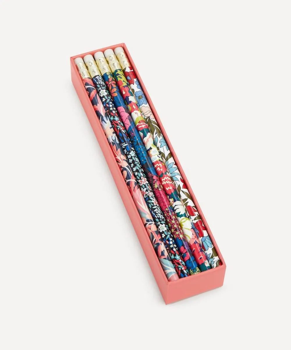 Liberty Stationery And Games^Floral Pencil Set