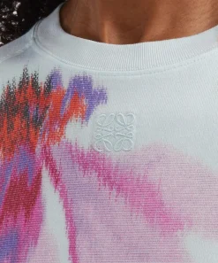 Loewe Tops^Floral Print T-Shirt