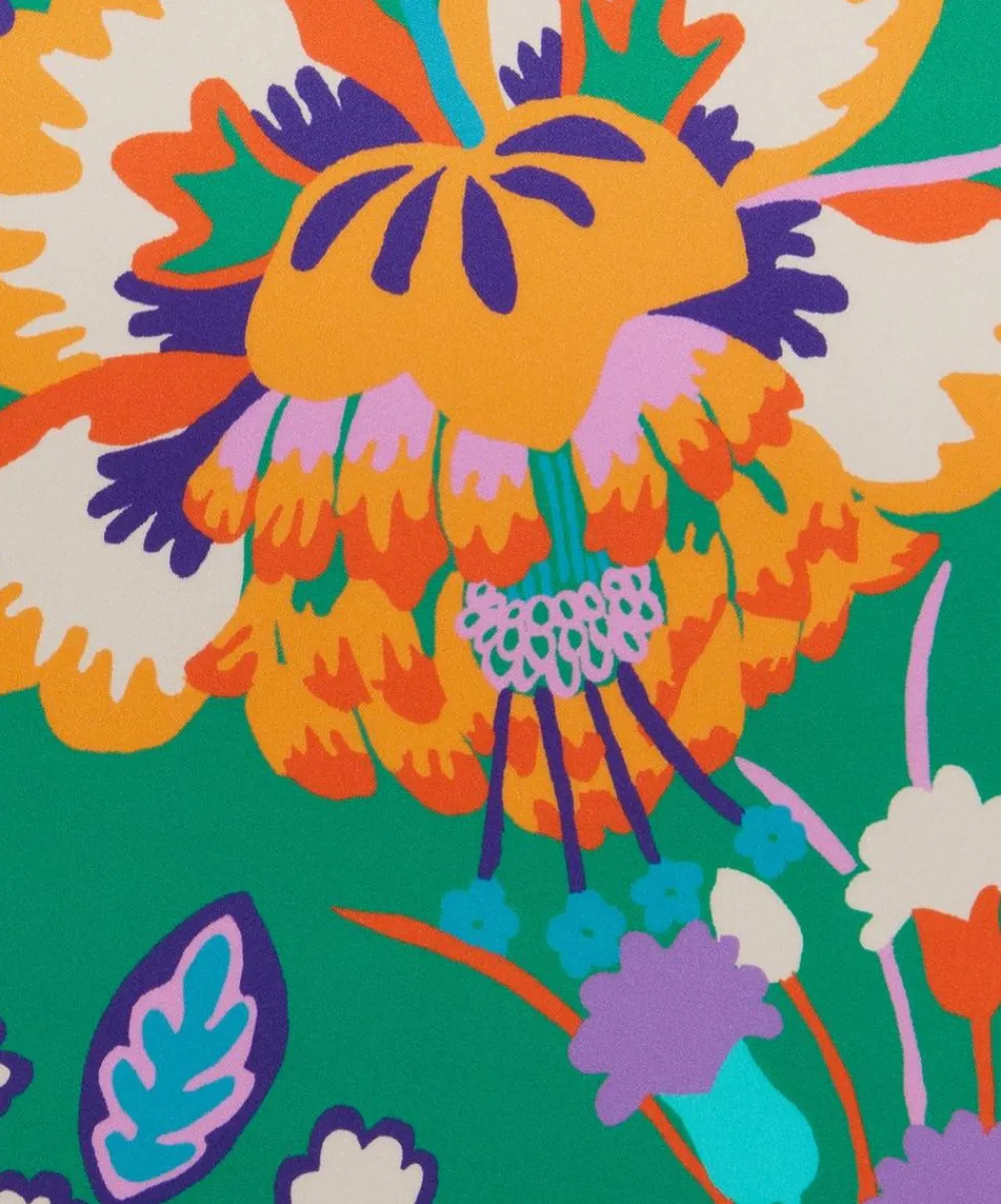 Liberty Fabrics Classic Silks|Silk Satin^Floral Symphony Silk Satin