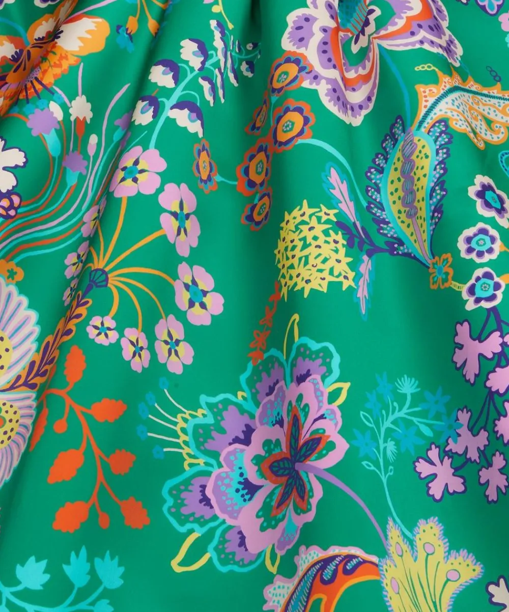 Liberty Fabrics Classic Silks|Silk Satin^Floral Symphony Silk Satin