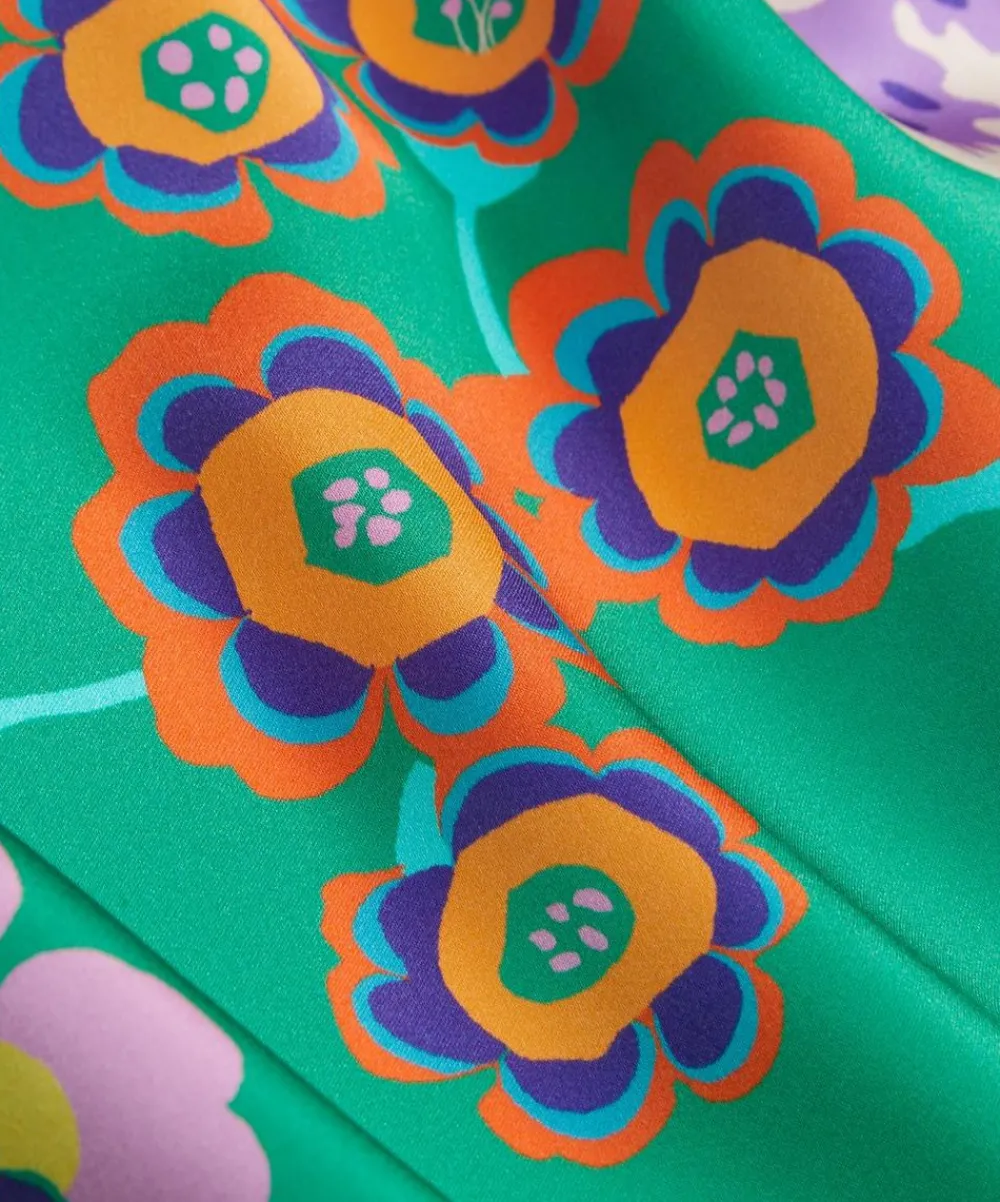 Liberty Fabrics Classic Silks|Silk Satin^Floral Symphony Silk Satin