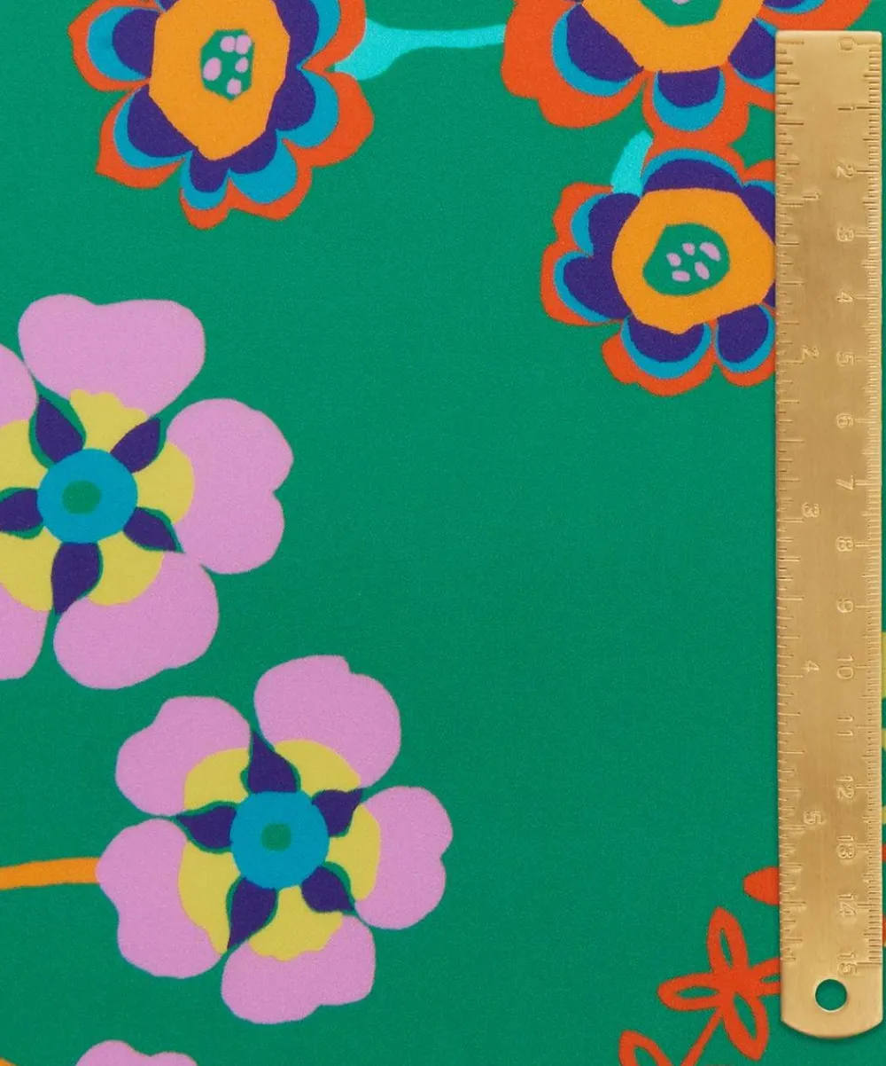 Liberty Fabrics Classic Silks|Silk Satin^Floral Symphony Silk Satin