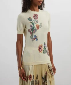 Etro Trousers & Shorts^Floral Wool-Blend Jacquard Top