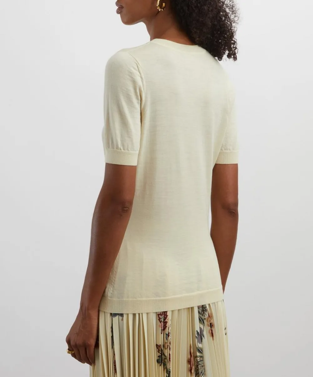 Etro Trousers & Shorts^Floral Wool-Blend Jacquard Top
