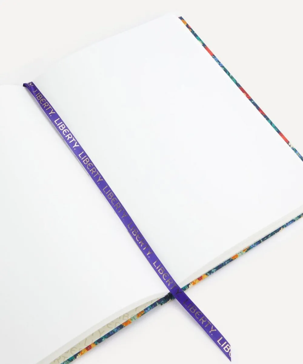 Liberty Stationery And Games^Florence May Print Cotton A5 Notebook