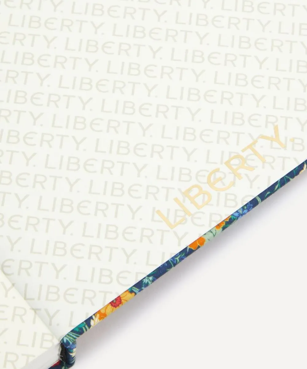 Liberty Stationery And Games^Florence May Print Cotton A5 Notebook