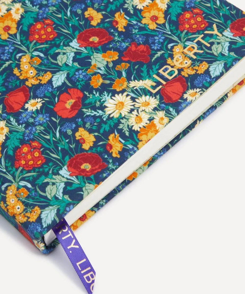 Liberty Stationery And Games^Florence May Print Cotton A5 Notebook