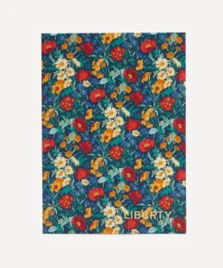 Liberty Stationery And Games^Florence May Print Cotton A5 Lined Notebook