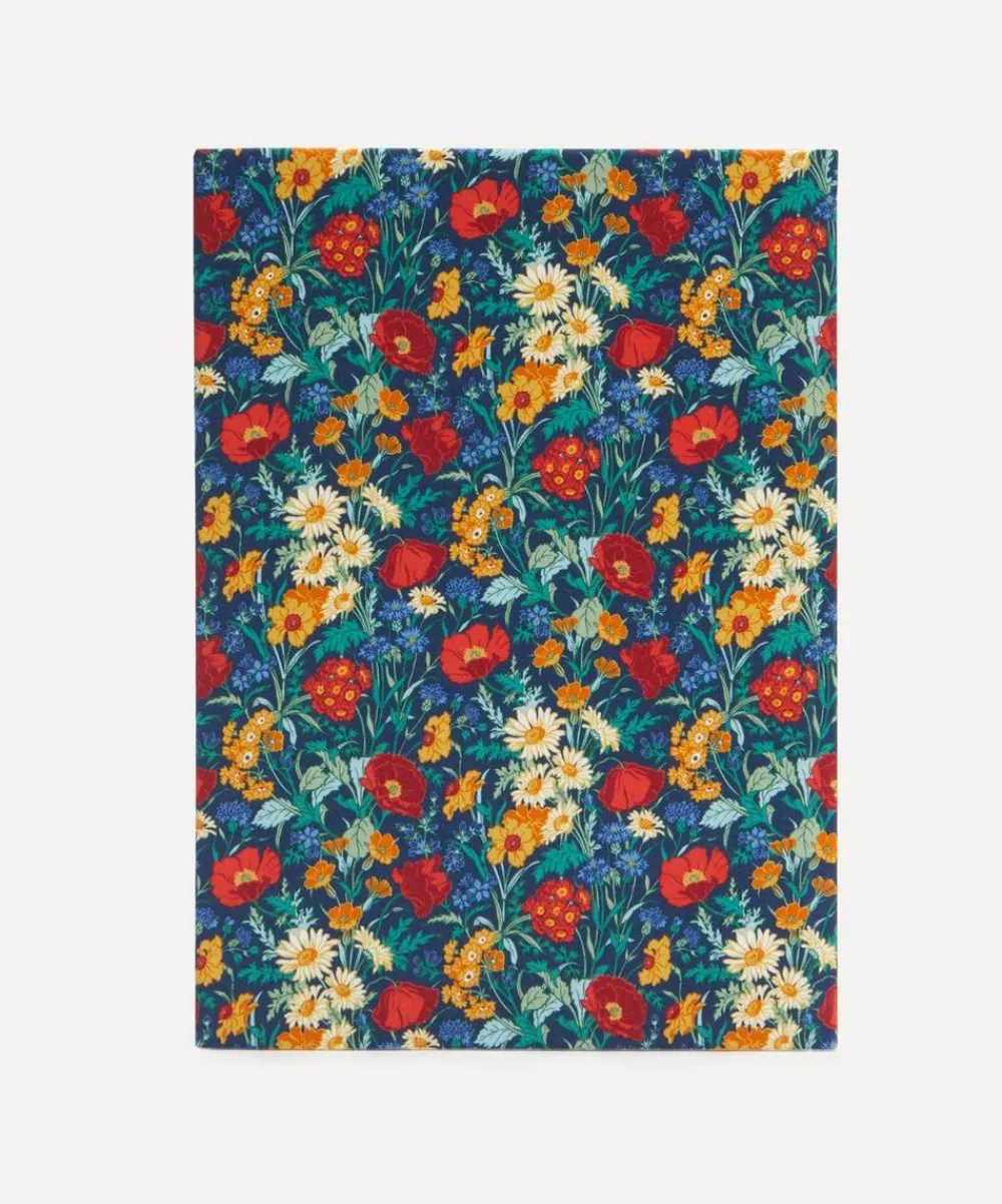 Liberty Stationery And Games^Florence May Print Cotton A5 Lined Notebook
