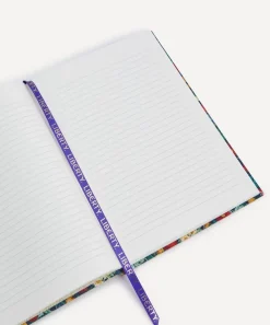 Liberty Stationery And Games^Florence May Print Cotton A5 Lined Notebook