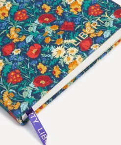 Liberty Stationery And Games^Florence May Print Cotton A5 Lined Notebook