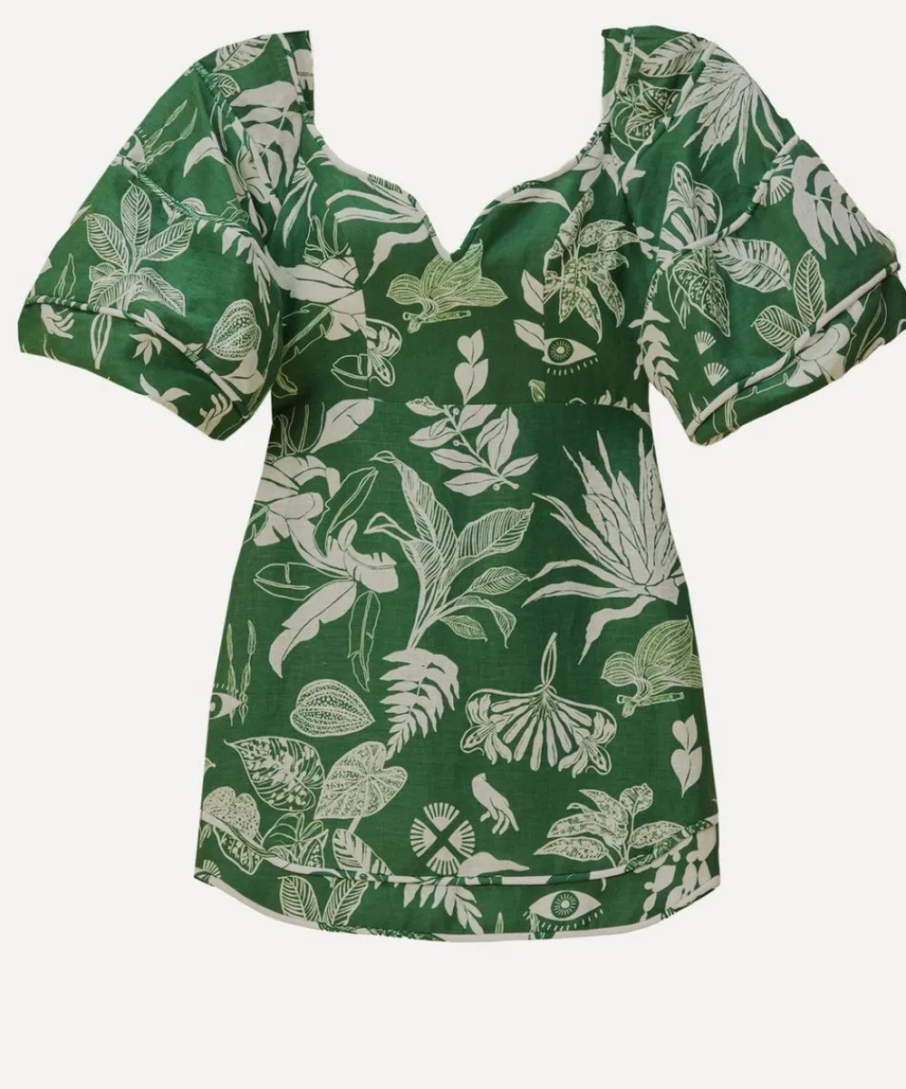 FARM Rio Dresses^Forest Soul Green Mini-Dress