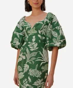 FARM Rio Dresses^Forest Soul Green Mini-Dress