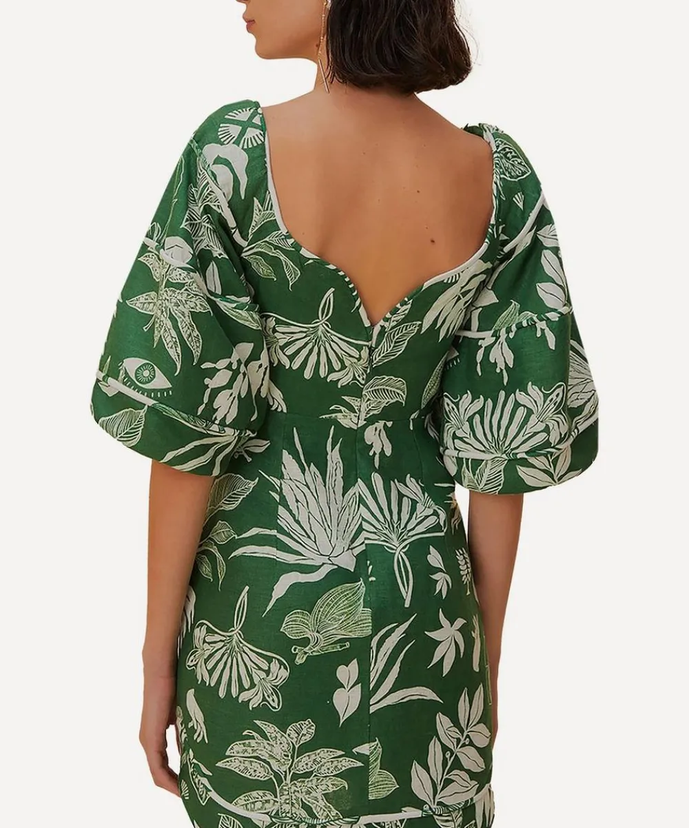 FARM Rio Dresses^Forest Soul Green Mini-Dress