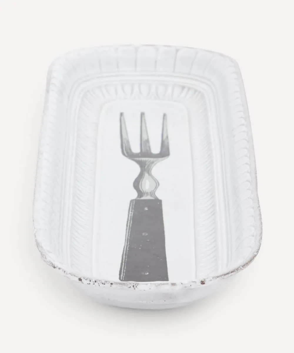 Astier de Villatte Tableware^Fork Platter