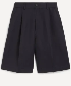 Studio Nicholson Shorts^Fowld Linen Shorts