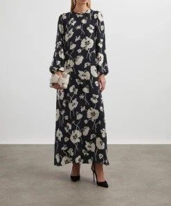 Liberty Dresses^Fragile Blooms Cupro Soirée Column Dress