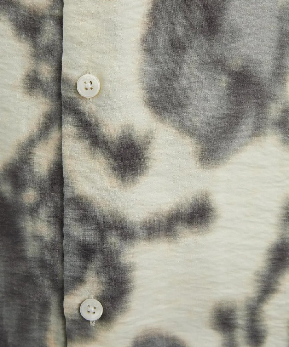 NN07 Shirts^Freddy Ecru Print Shirt