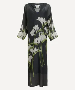 Bernadette Swimwear^Freesia Silk-Cotton Kaftan
