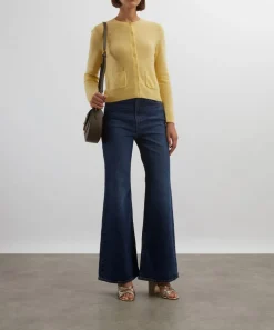 DÔEN Knitwear^Freya Lemon Chiffon Cashmere Cardigan