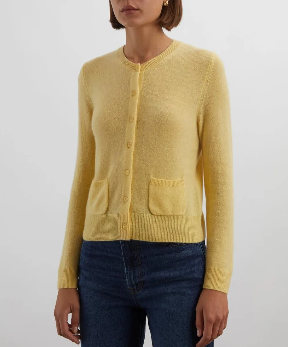 DÔEN Knitwear^Freya Lemon Chiffon Cashmere Cardigan