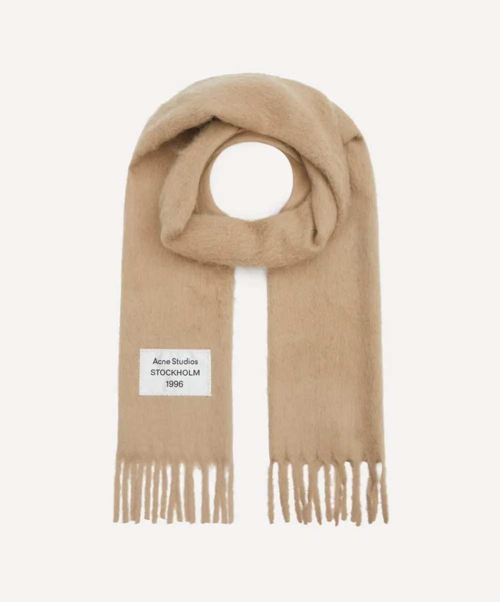 Acne Studios Scarves^Fringe Alpaca Scarf