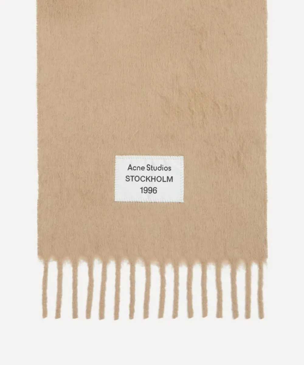 Acne Studios Scarves^Fringe Alpaca Scarf