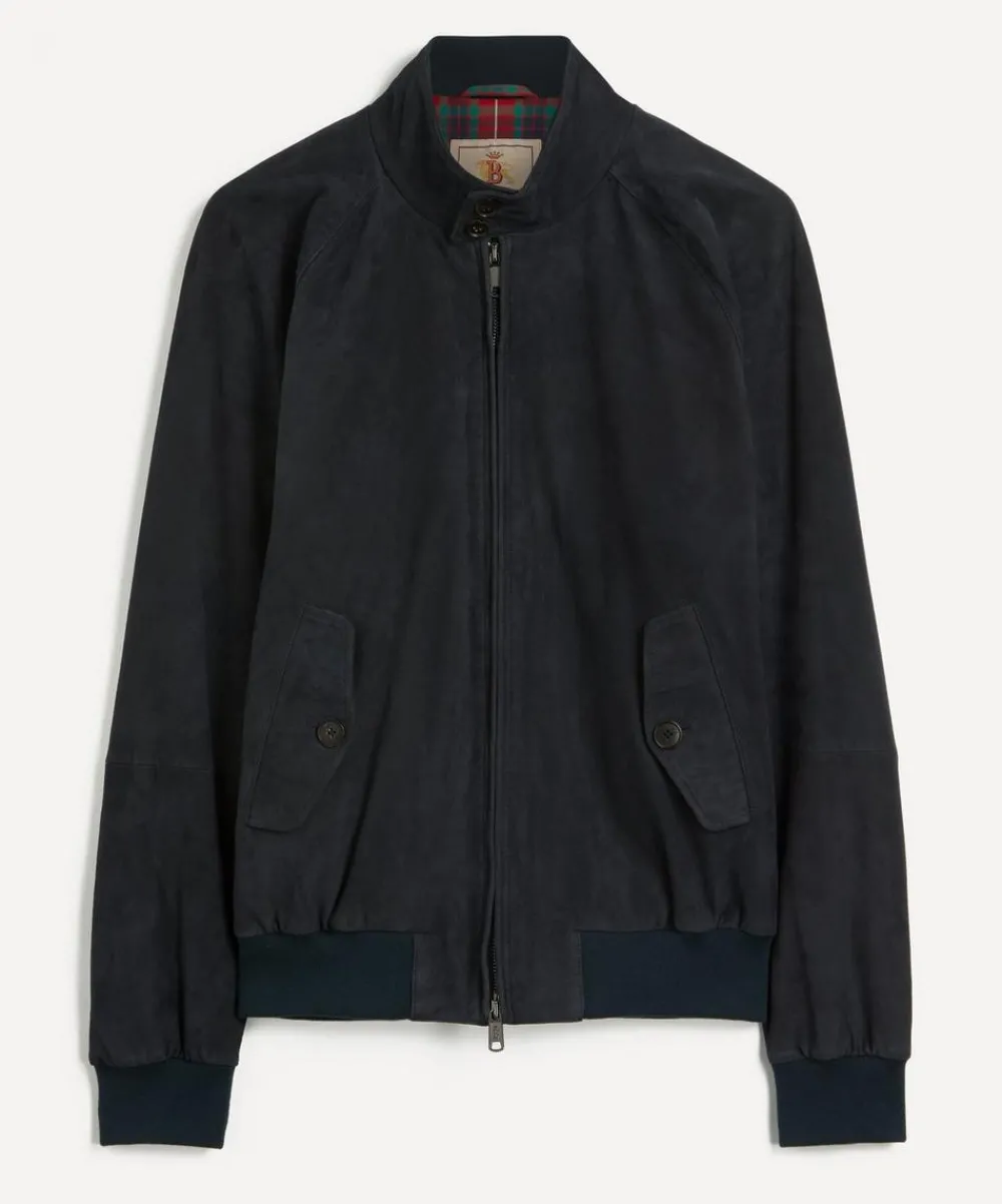 Baracuta Coats & Jackets^G9 Suede Harrington Jacket