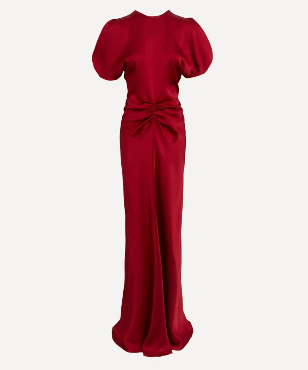Victoria Beckham Dresses^Gathered Waist Floor-Length Dress