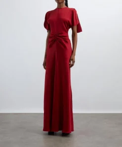 Victoria Beckham Dresses^Gathered Waist Floor-Length Dress