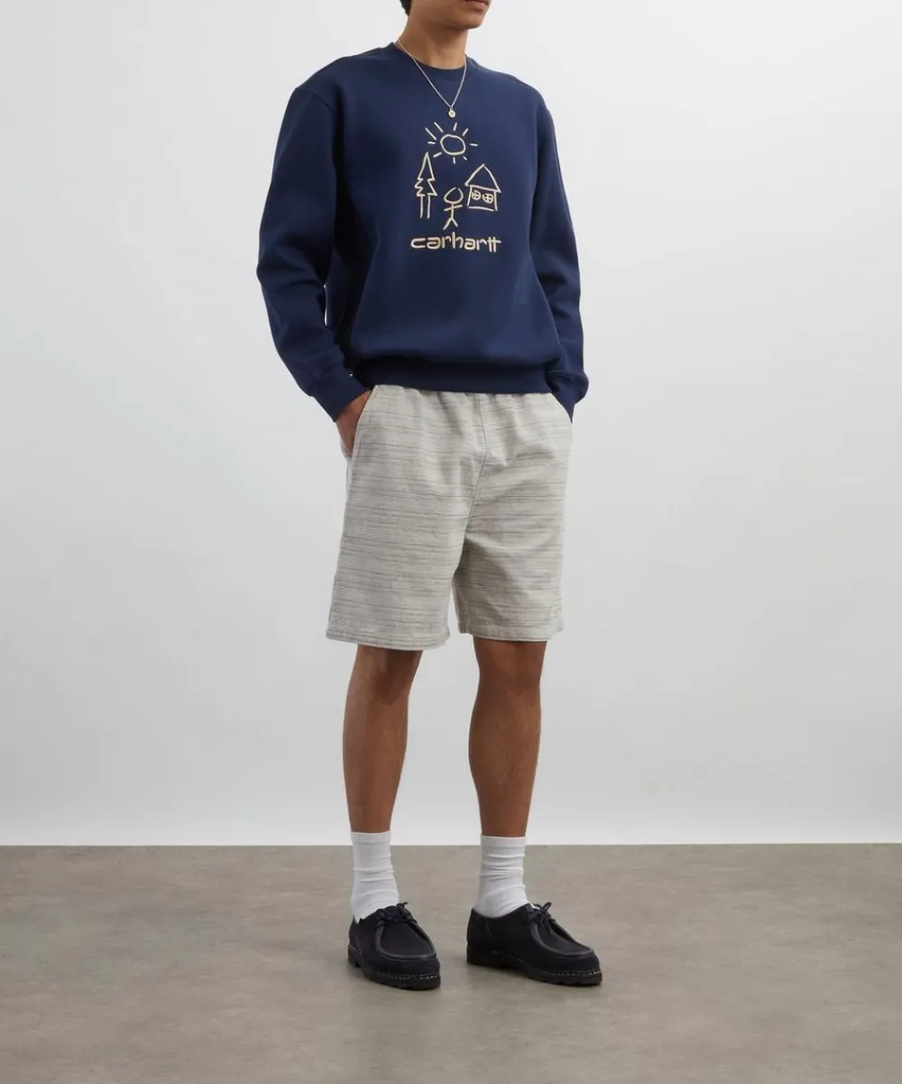 Carhartt WIP Shorts^Gellar Jacquard Stripe Shorts