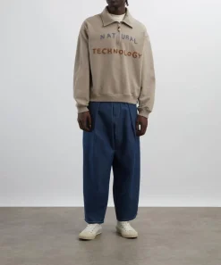 STORY mfg. Knitwear & Sweats^Geo Soft Grey Pullover